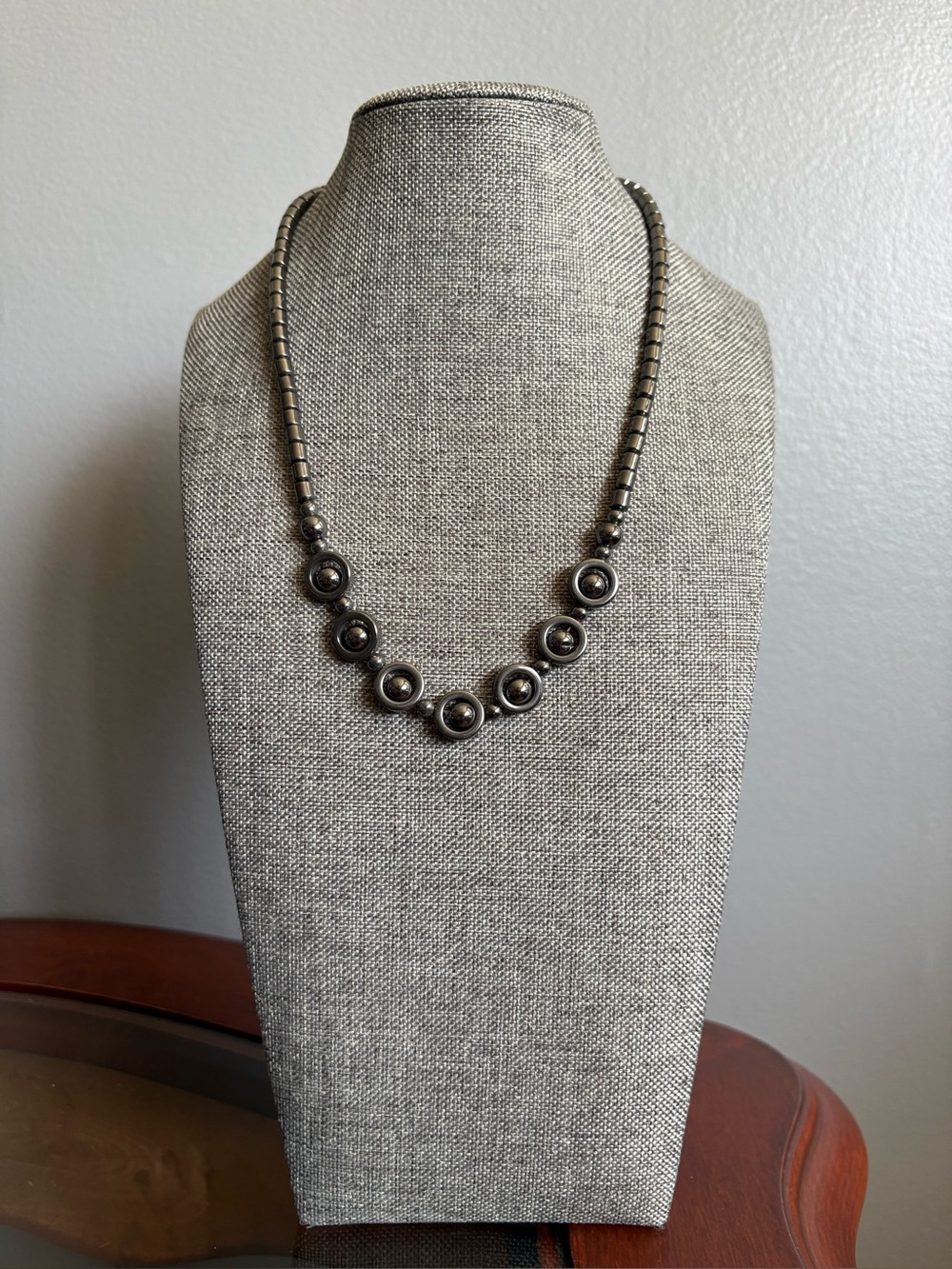 Hematite Pendant Necklace